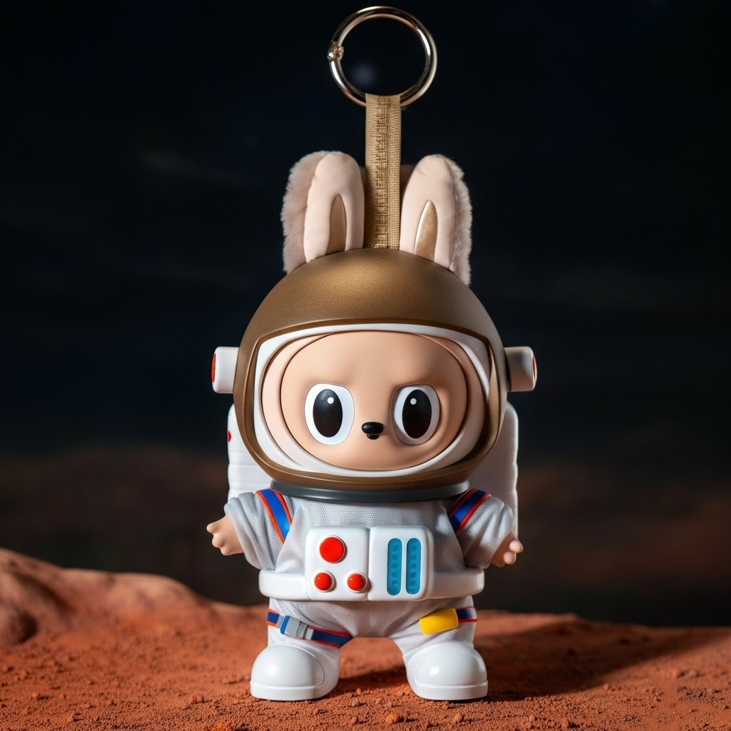 Astronaut Labubu on Mars